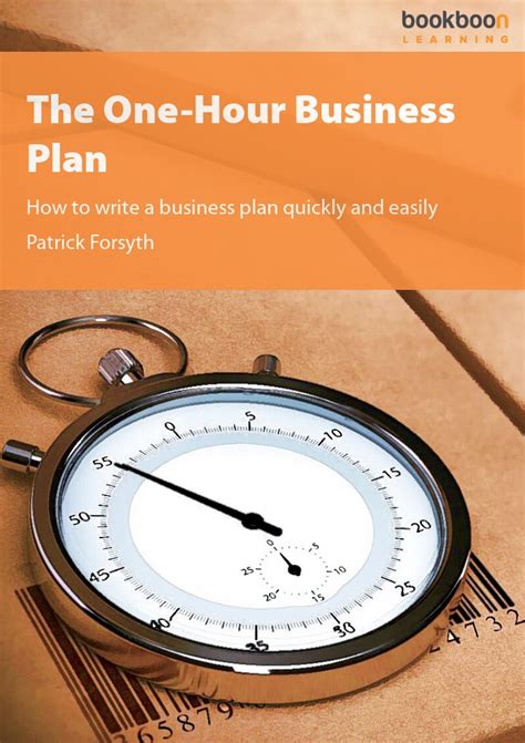 Full Download The One Hour Business Plan For Starting A Small Business The Solopreneurs Guide On How To Write A Business Plan  Start A Business Escape The 9 To 5  Planner Business Planning Series Book 1 By Marc Roche