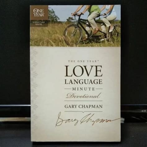 Read Online The One Year Love Language Minute Devotional By Gary Chapman