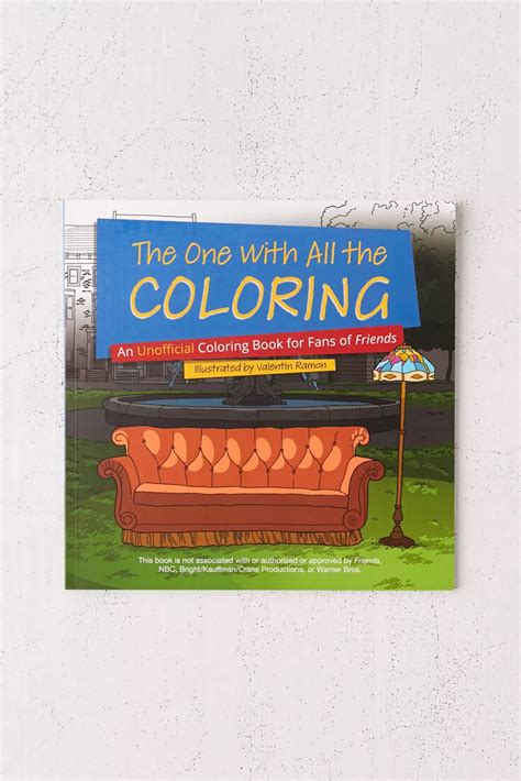Download The One With All The Coloring An Unofficial Coloring Book For Fans Of Friends By Valentn RamN