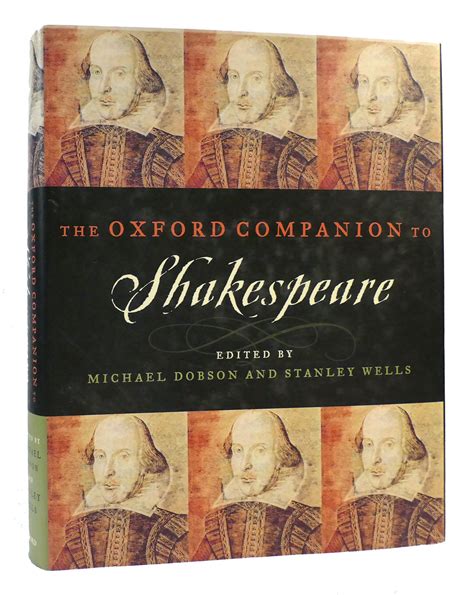 Read Online The Oxford Companion To Shakespeare By Michael Dobson