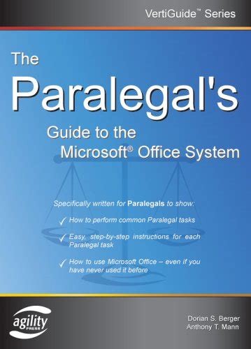 Read The Paralegals Guide To The Microsoft Office System By Dorian S Berger