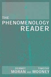 Full Download The Phenomenology Reader By Dermot Moran