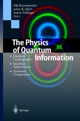 Read Online The Physics Of Quantum Information Quantum Cryptography Quantum Teleportation Quantum Computation By Dirk Bouwmeester