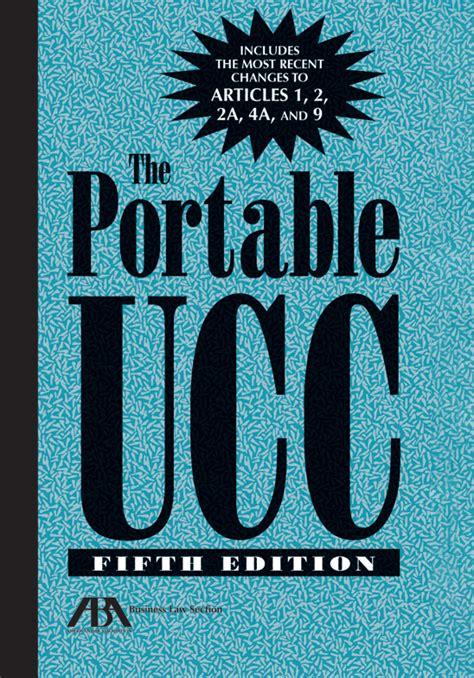 Read The Portable Ucc By American Bar Association