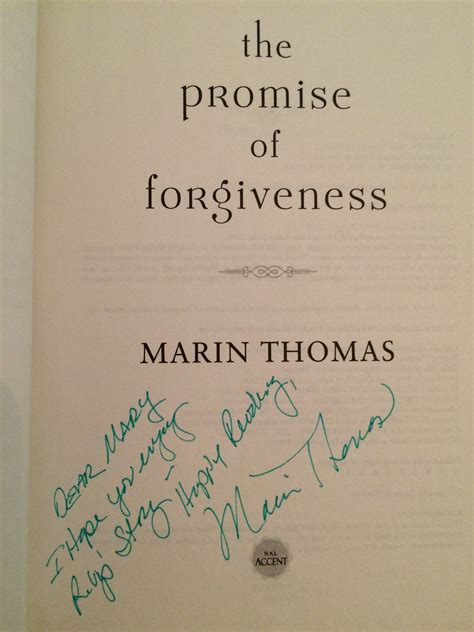 Download The Promise Of Forgiveness By Marin Thomas
