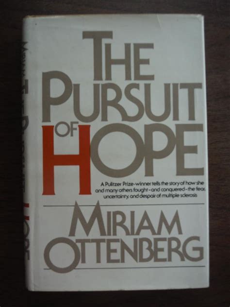 Read Online The Pursuit Of Hope By Miriam Ottenberg