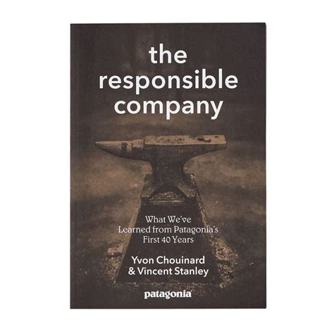 Full Download The Responsible Company By Yvon Chouinard