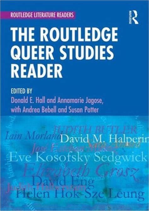 Read The Routledge Queer Studies Reader By Donald E Hall
