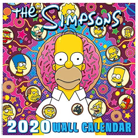 Download The Simpsons 2020 Calendar  Official Square Wall Format Calendar By The Simpsons