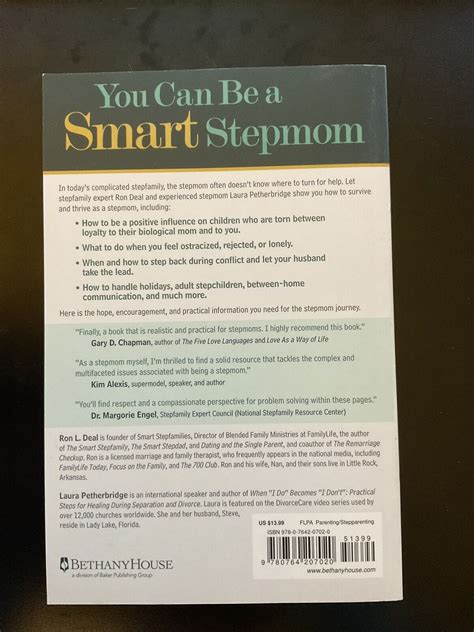 Read The Smart Stepmom Practical Steps To Help You Thrive By Ron L Deal