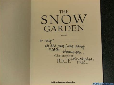 Read The Snow Garden By Christopher  Rice