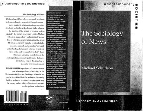 Full Download The Sociology Of News By Michael Schudson