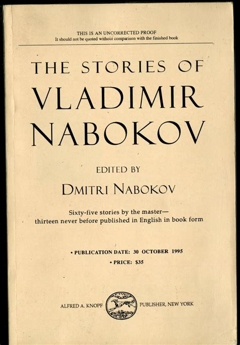 Read The Stories Of Vladimir Nabokov By Vladimir Nabokov