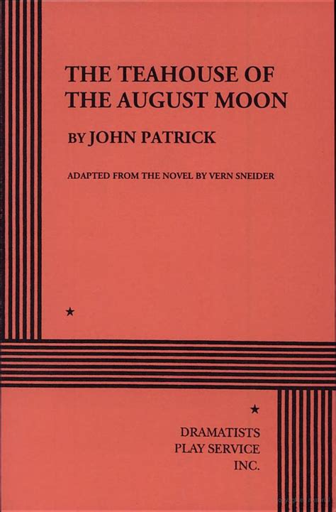 Download The Teahouse Of The August Moon By John     Patrick