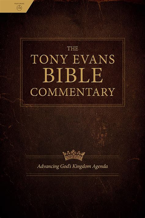 Read Online The Tony Evans Bible Commentary By Tony Evans
