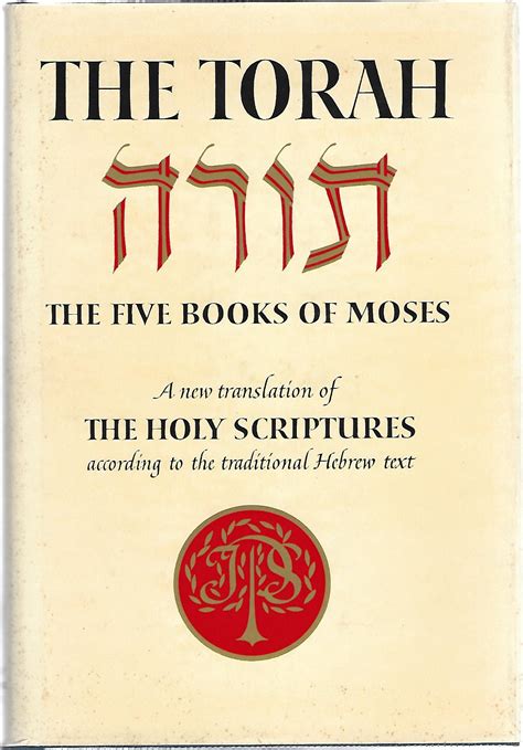 Download The Torah The Five Books Of Moses By Anonymous