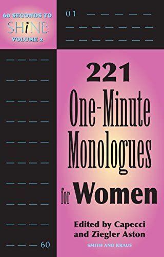 Full Download The Ultimate Audition Book 221 Oneminute Monologues For Women By Irene Ziegler