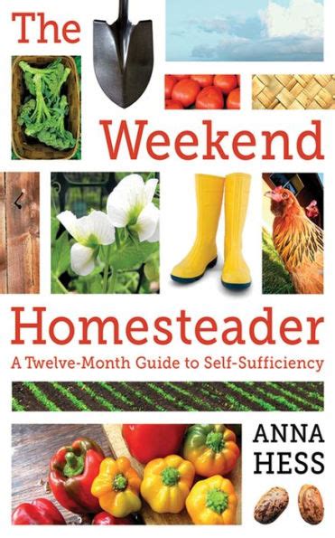 Full Download The Weekend Homesteader A Twelvemonth Guide To Selfsufficiency By Anna Hess