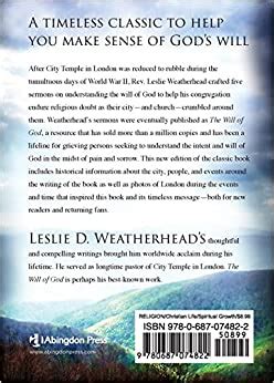 Download The Will Of God By Leslie D Weatherhead