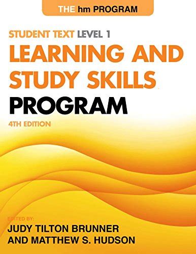 Read The Hm Learning And Study Skills Program Student Text Level 1 4Th Edition By Judy Tilton Brunner