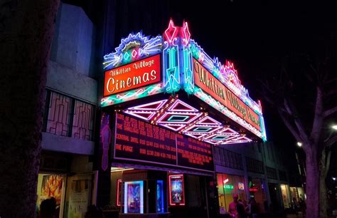 Whittier theater is a small multi-theater venue with assigned sea