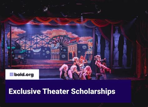 Theater - Performance Scholarships - Scholarships.com Scholarship Search Get matched to scholarships you qualify for. College Matches A personalized list of colleges that fit you. Student Loans Explore loan options to help pay for college. Blog Expert advice to help pay for college. Scholarship Directory Find scholarships by category.. 