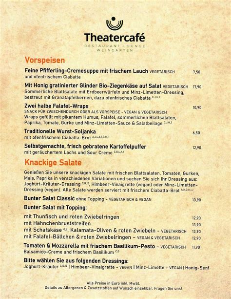 Theatercafe Restaurant, Magdeburg - Menu, Prices & Restaurant …