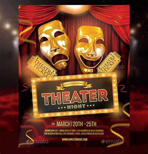 Theatre Flyer Template Free