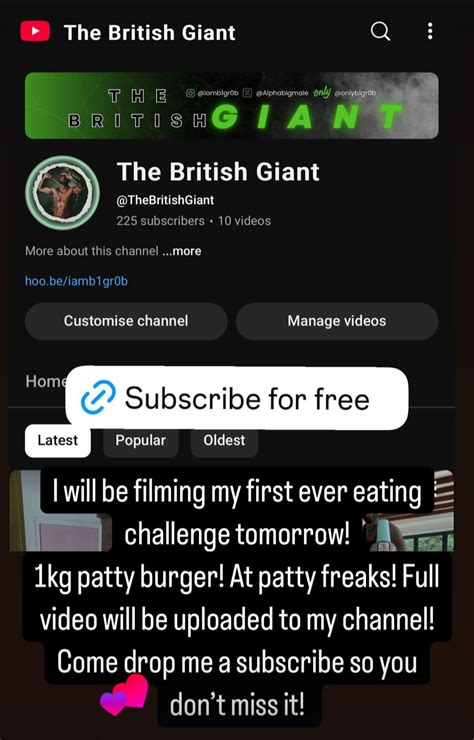 Thebritishgiant Leaks XXX 💋 59 Vids