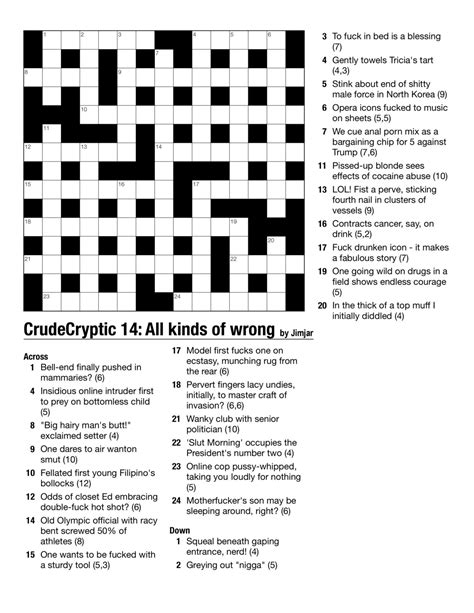 The Globe and Mail (Ontario Edition) Cryptic Puzzle No 17340c June 9, 2023 Crossword Answers. Crossword Solver, Scrabble Word Finder, Scrabble Cheat, Boggle ... Free Crossword Puzzles by Newspaper . Most puzzles are available without a subscripton on the day of publication. A subscription is required to view most older puzzles.
