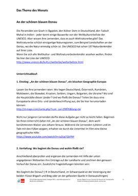 Thema des Monats der die DaF-Newsletter Deutsch als …