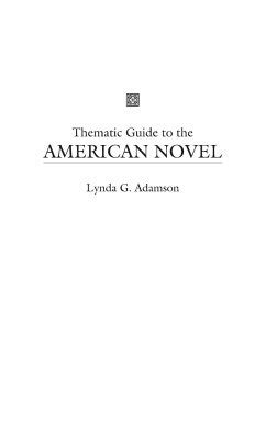 Thematic guide to the american novel. - Die anatomie der brust des menschen.