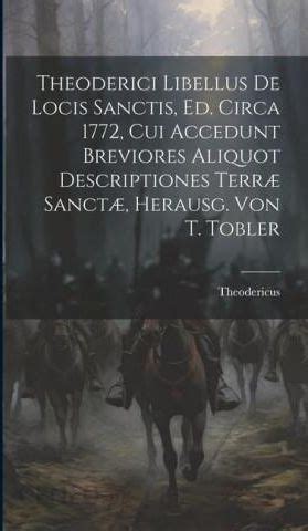 Theoderici libellus de locis sanctis, ed. - 3208 cat service manual für einspritzpumpe.