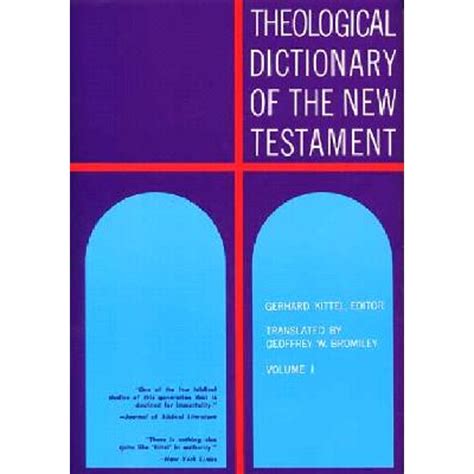 Theological dictionary of the New Testament WorldCat.org