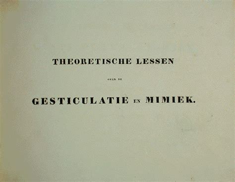 Theoretische lessen over de gesticulatie en mimiek. - The essential handbook for gp training and education.