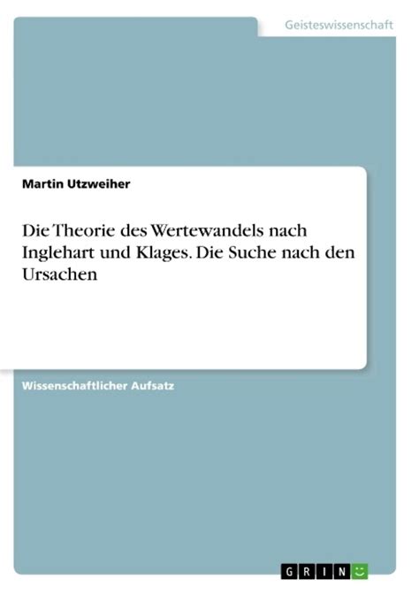 Theorie und Empirie gesellschaftlichen Wertewandels