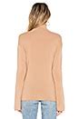 Theory Bell Sleeve Mockneck Sweater in Camel REVOLVE