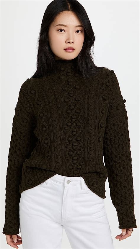 Theory Mixed Cable Pullover Sweater SHOPBOP