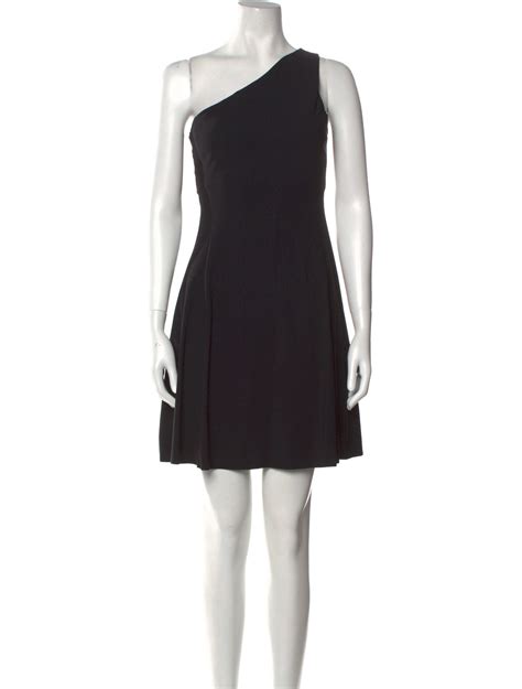 Theory One-Shoulder Mini Dress - Black Dresses, Clothing