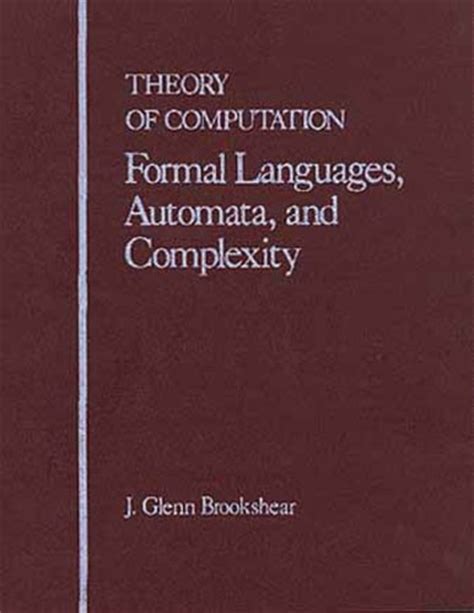 Theory of computation formal languages automata and complexity. - Modelli di consumo e struttura sociale.