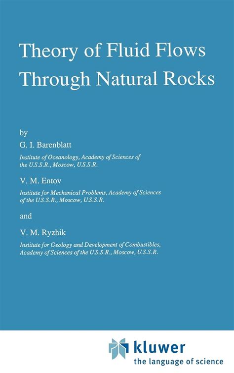 Theory of fluid flows through natural rocks theory and applications of transport in porous media. - Online passat b4 19 tdi 90cv manual.