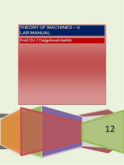 Theory of machine 2 lab manual. - Service manual for honda ps 150.