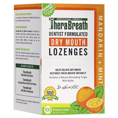 Therabreath Dry Mouth Lozenges 100 Pack - Chemist Warehouse