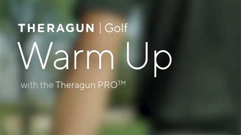 Theragun Golf Warmup - YouTube