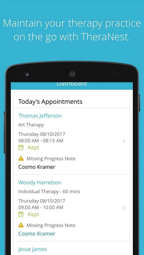 Schedule Client Appointment (TheraNest) You can create a Client Appointment from the Agenda, Client List or the Calendar. . Theranest