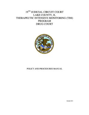 Therapeutic Intensive Monitoring (TIM) Unit 19th Judicial Circuit ...