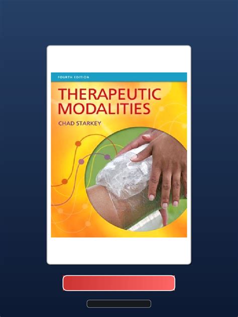 Read Online Therapeutic Modalities By Chad Starkey