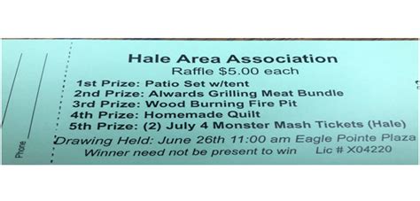 There is a fund raising raffle... - Hale Area Association Facebook