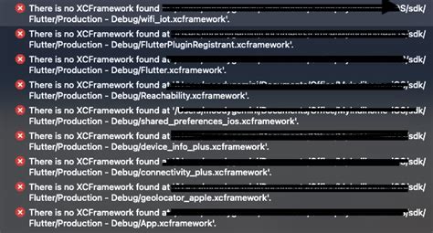 There is no xcframework found at flutter.  But a few things can go wrong: Sep 16, 202...