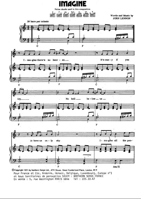 There should have been a title here... Imagine Piano sheets